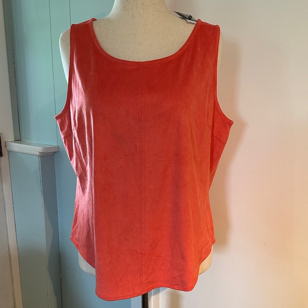 New York & Company Coral Tank Top